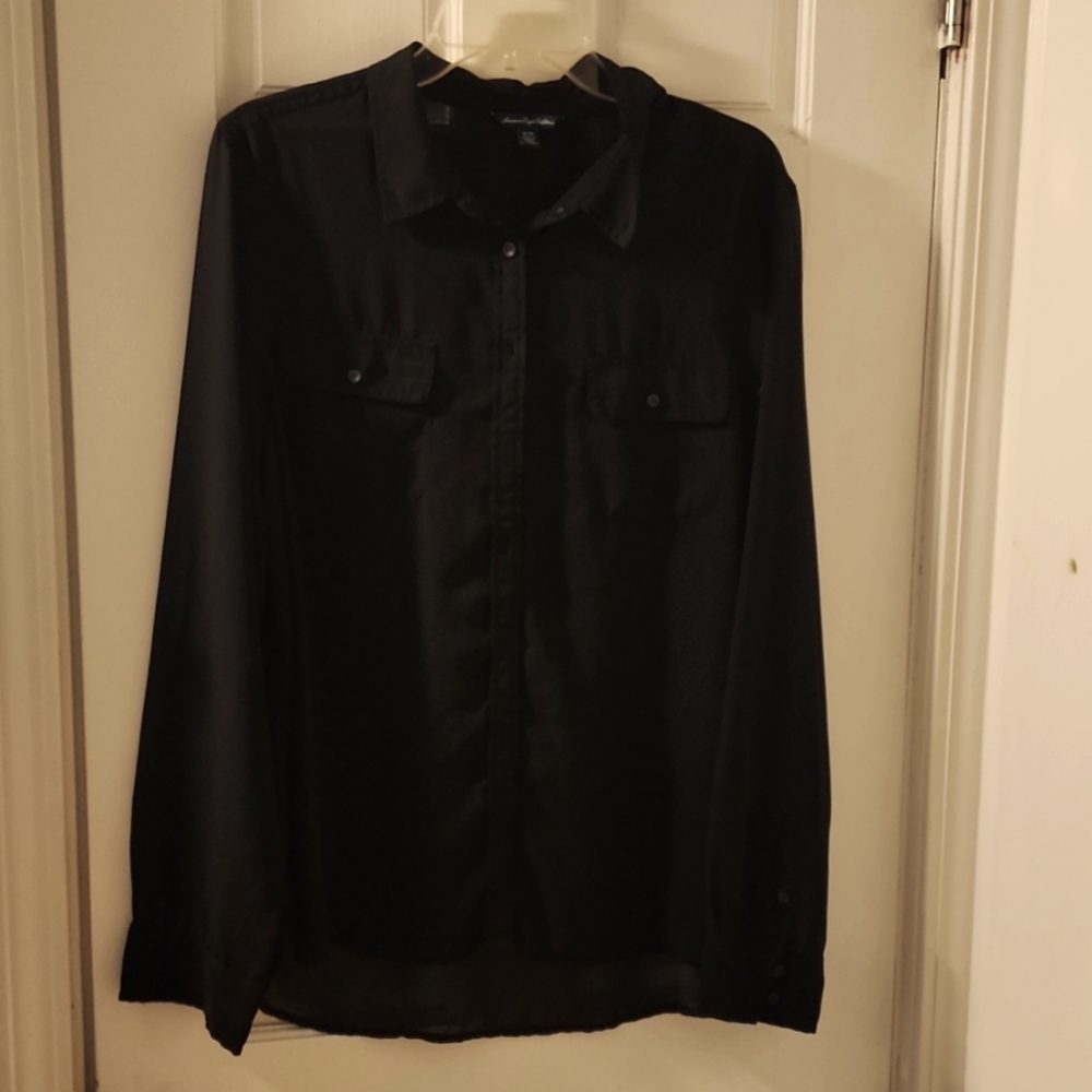 American Eagle sheer top